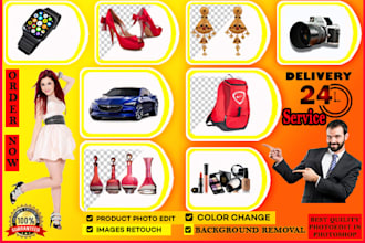 do photo editing and background removal with fast service