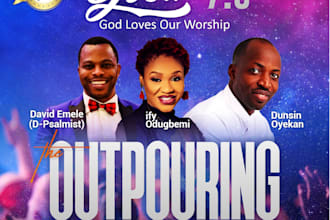 create exceptional church flyer, leaflet within 3 hours