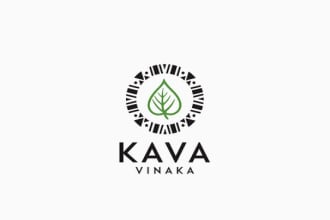 design a premium logo for kava vinaka