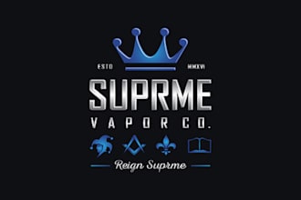 make a simple yet sophisticated vapor co logo for our brand