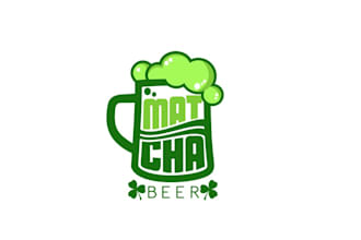 design matcha beer logo for your company