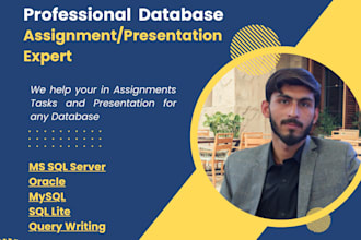 do sql, database projects assignments and presentations