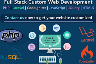 develop and design PHP website or web applications
