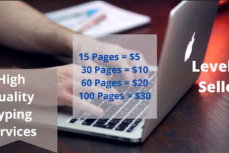 do fast typing job of 100 pages within 24 hours, your typist