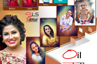 do creative photo digital oil painting