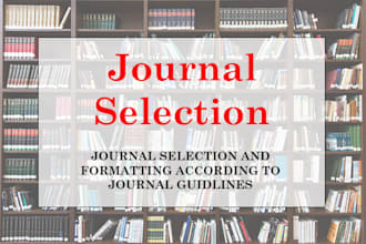 find the best suited journal for your article or manuscript publication