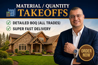 do residential material takeoff