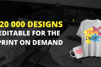give you 20,000 designs for print on demand pod