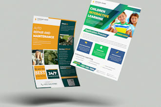design stylish professional flyer, poster for your business