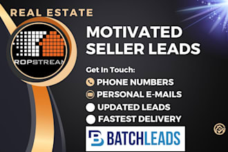 provide real estate motivated seller leads with skip tracing