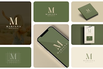 design minimalist logo and branding package design