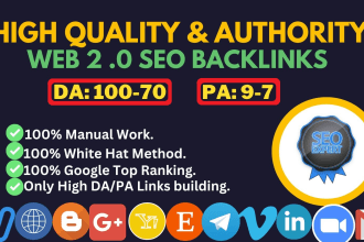 make high quality web 2 0 SEO backlinks