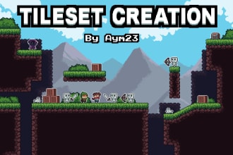 create pixel art tilesets for your games and projects