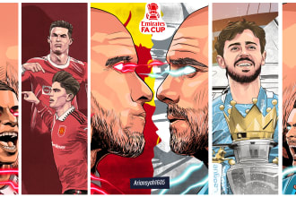 draw amazing sport illustration for football or other sports