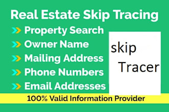 do real estate skip tracing