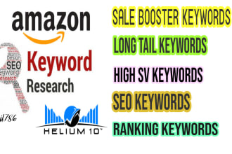 do amazon keywords research seo and high search volumes