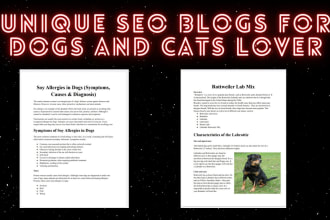 write the best dog articles and pet blogs