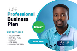 write a complete business plan for startups investors and loans