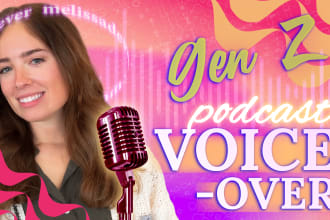 record a gen z voice over for your podcast project