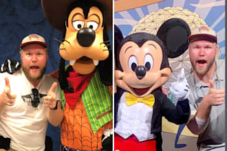record voice over for mickey mouse and goofy