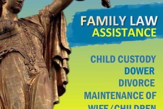 provide legal services relating to family laws and child custody