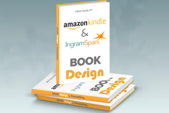 design books for amazon KDP and ingramspark with indesign