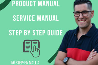 compile a product or service manual or step by step guide