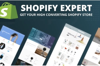 create a high converting dropshipping store, set up your shopify store