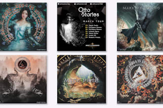 professionally design album artworks, music artworks and posters for you