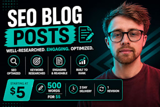 write SEO optimized blog posts
