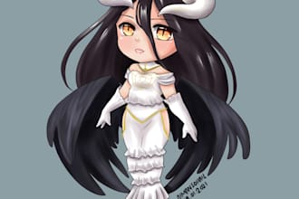 make a chibi character for you