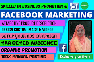 manage facebook marketing and advertising for your business