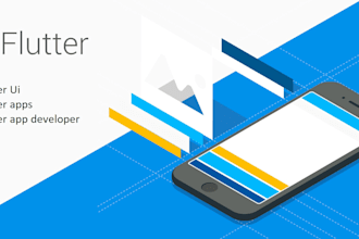 develop custom UI and UX for android and IOS using flutter
