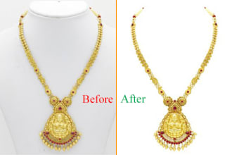 do jewelry photos retouching and editing