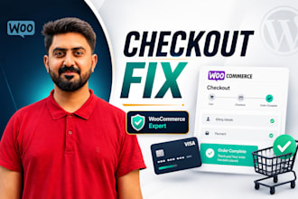 fix woocommerce checkout, payment, cart, and shipping errors