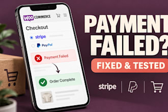 fix stripe, paypal and woocommerce checkout payment errors