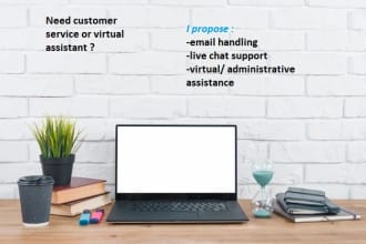 provide quality email and live chat support for clients