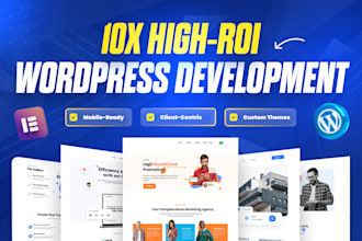 create sales driven wordpress website