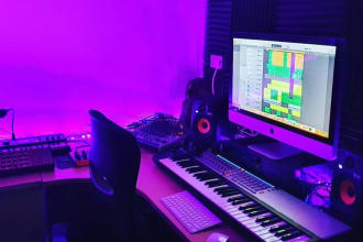 produce the greatest synthwave retrowave darkwave and cinimatic tracks for you