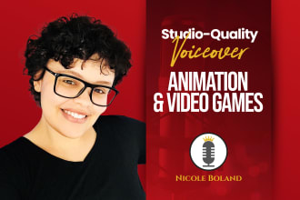 record your video game or animation character voice