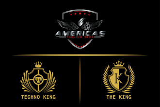 design crest heraldic, emblem and shield logo