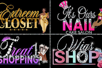 do boutique,luxury beauty fashion, salon,cosmetics,hairs,nails and makeup logo