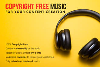 compose copyright free music for your content creations
