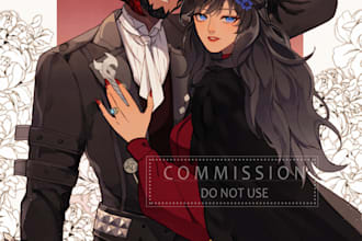 Best Deals!  draw a couple of any game, anime, or film