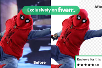 remove background, crop object, retouch image, transparent