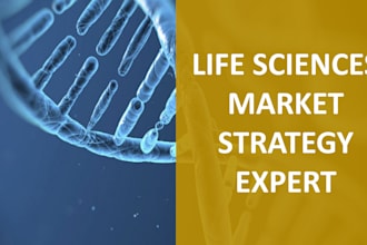 life sciences market research with my big 4 experience