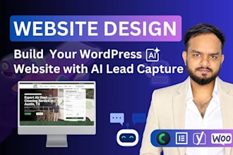 build a wordpress local business website with ai lead capture