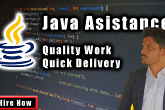 assist in oop, javafx, swing java pogramming projects