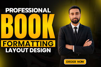 do book formatting and layout design for KDP