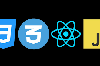 create responsive websites using HTML CSS javascript react
